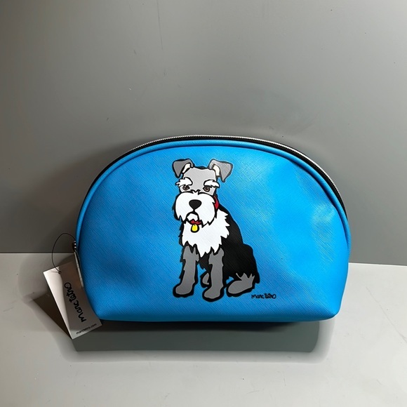 marc tetro Handbags - Marc Tetro ❤️ My Schnauzer Blue Cosmetic Bag   NWT